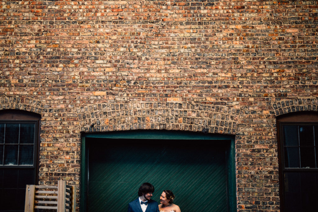 Industrial wedding photography in Sawyer, MI