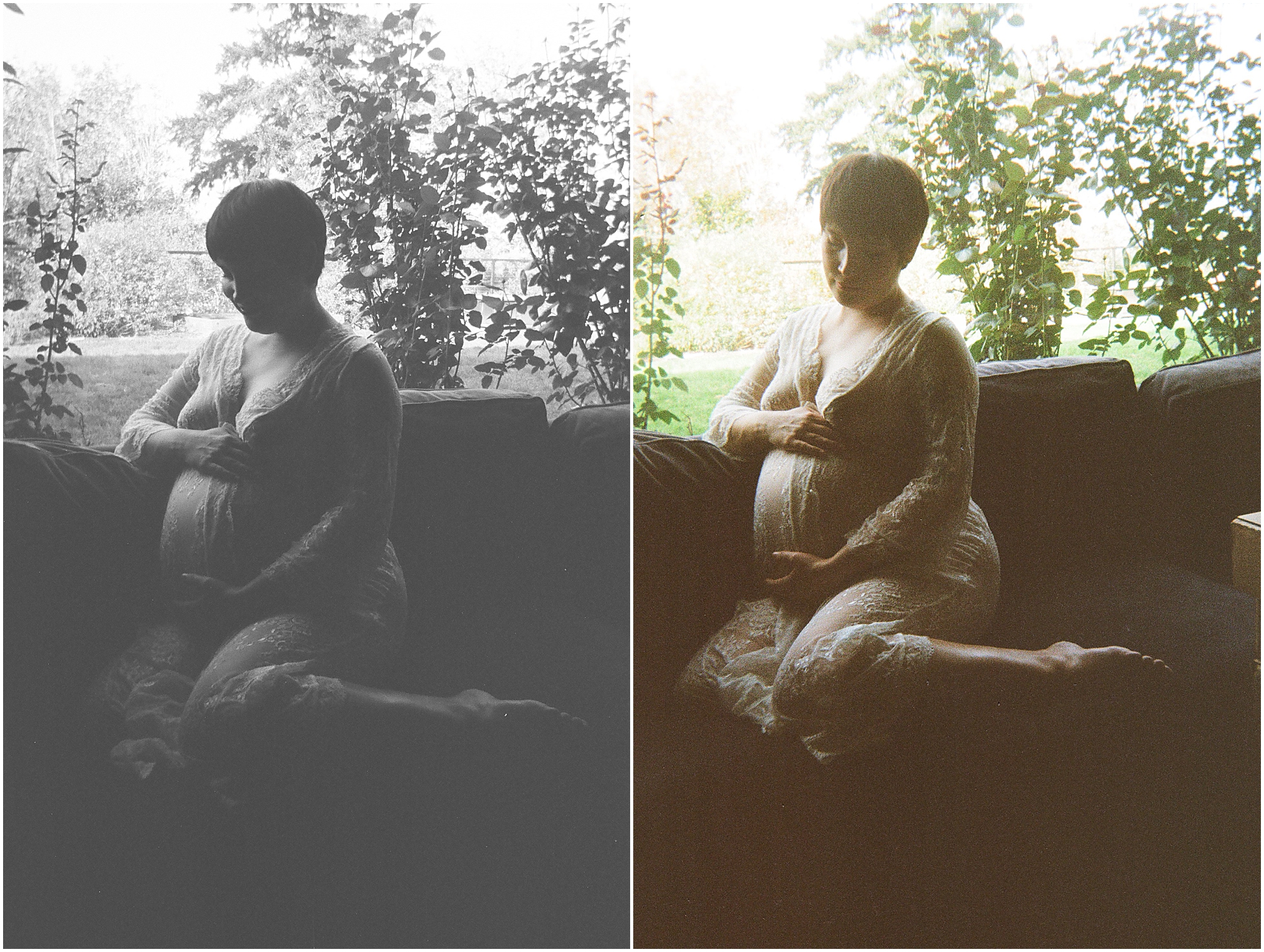 35mm film maternity photos